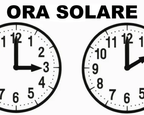 CAMBIO ORARIO ORA SOLARE LEGALE GENERATE AI IA