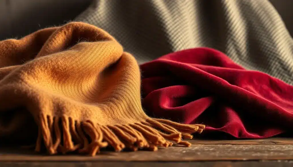 Tessuti invernali lana cashmere velluto