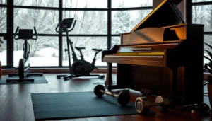 allenamento indoor uomo