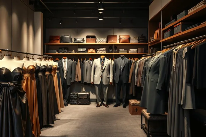 collezione abiti e accessori sartoriali