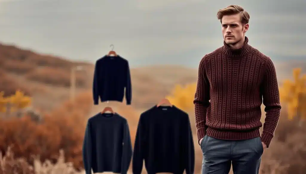 palette colori uomo autunno