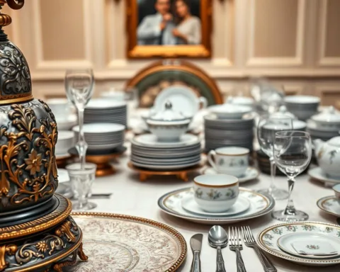 stili di servizio a tavola