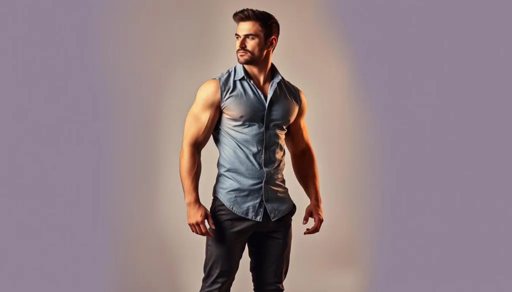 Guida allo stile per chi un uomo che ha un fisico a triangolo invertito