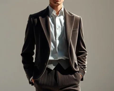 velluto a coste uomo