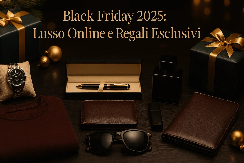 Lusso online? Ecco come acquistare in modo intelligente durante il Black Friday 2025. Lusso online Ecco come acquistare in modo intelligente durante il Black Friday 2025