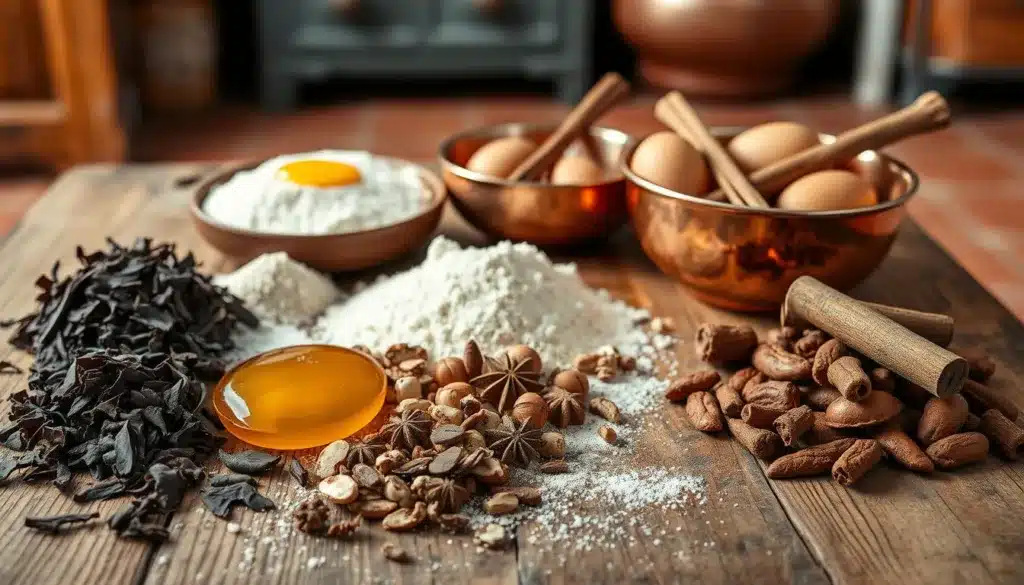 Ingredienti per mustaccioli tradizionali