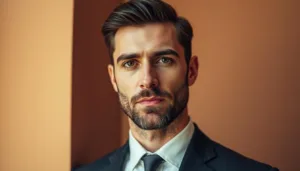 barba elegante uomo