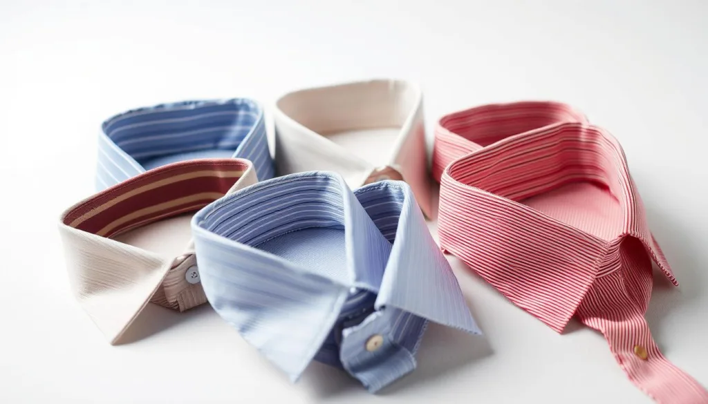 I modelli dei colli delle camicie. colli camicie