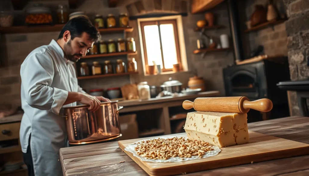 preparazione torrone tradizionale