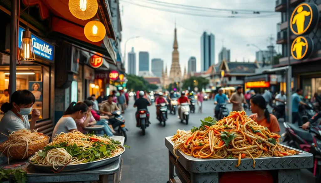 street food pad thai