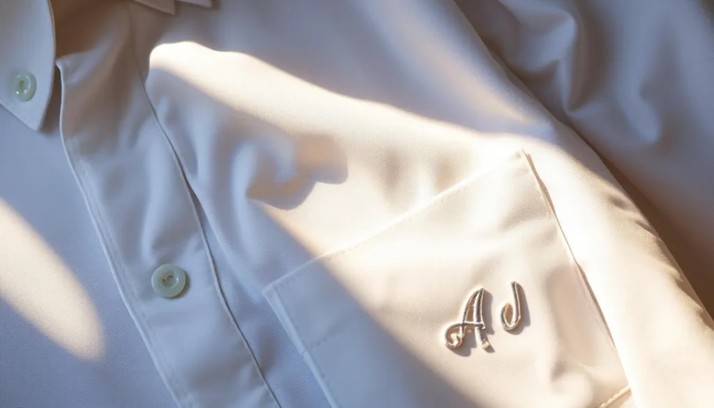 tradizione iniziali camicia