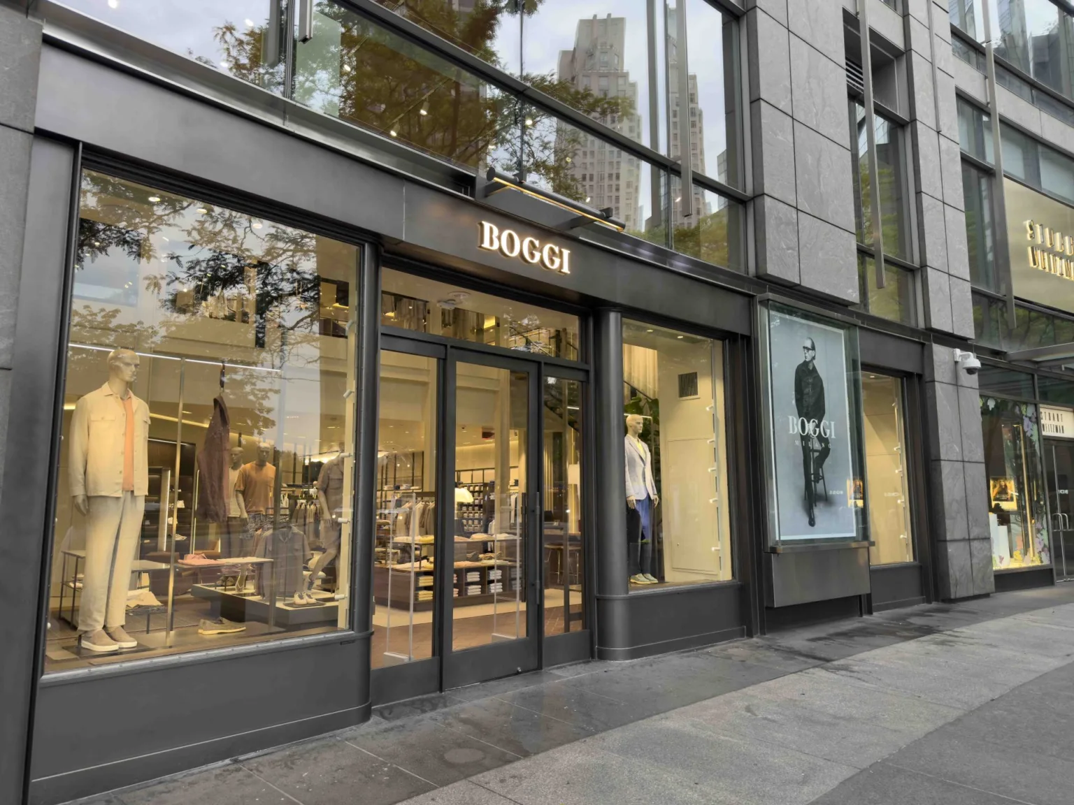 Boggi Milano conquista New York: terzo store a Columbus Circle e piano ambizioso da 120 milioni di dollari.