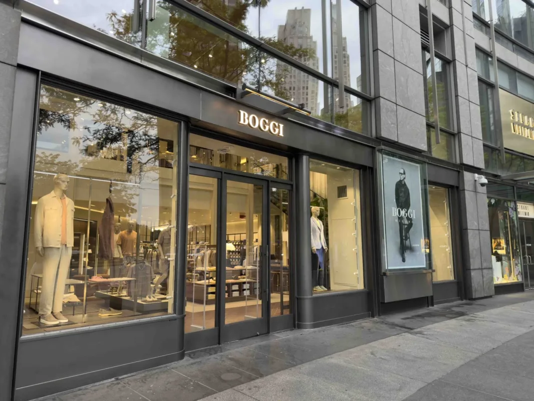 Boggi Milano conquista New York: terzo store a Columbus Circle e piano ambizioso da 120 milioni di dollari.