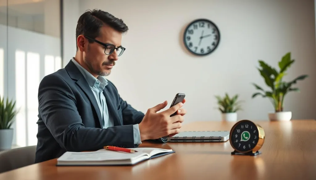 impostare regole orari lavoro whatsapp