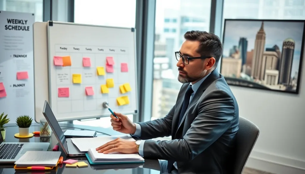 organizzare settimana lavorativa