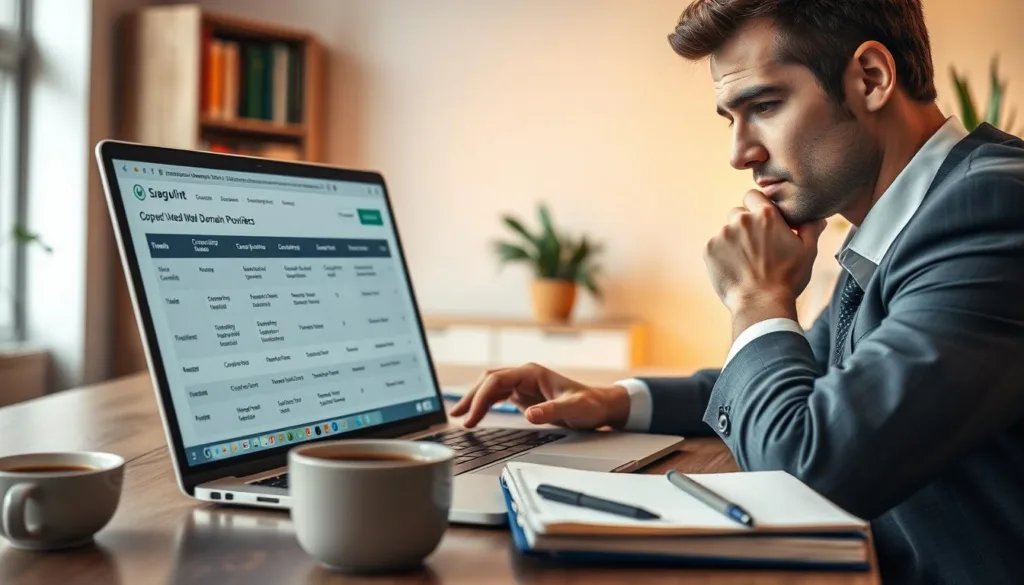 scelta dominio provider