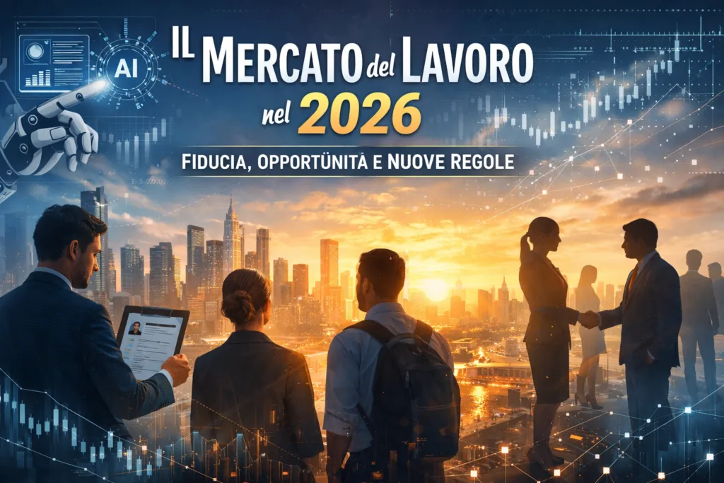 Mercato del lavoro 2026: perché molti vogliono cambiare ma restano fermi Il mercato del lavoro nel 2026 non è in crisi ma attraversa una fase di transizione lenta e selettiva.