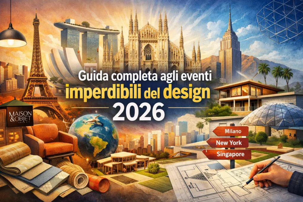 Il 2026 si preannuncia come un anno straordinario per gli appassionati di design, architettura e arredamento.