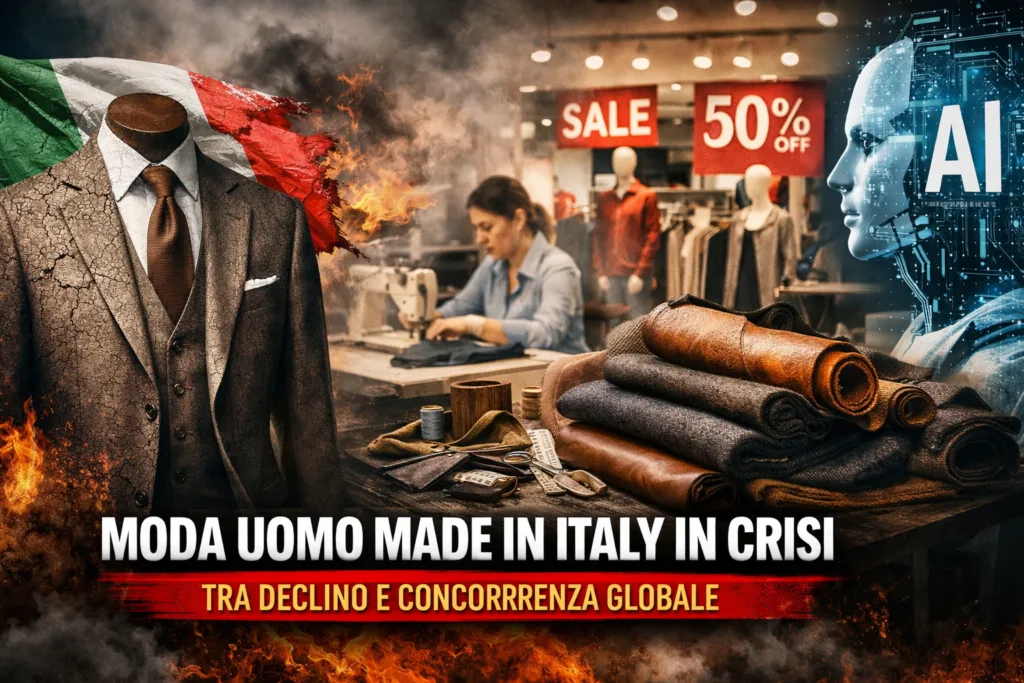 Il Made in Italy della moda maschile sta perdendo terreno