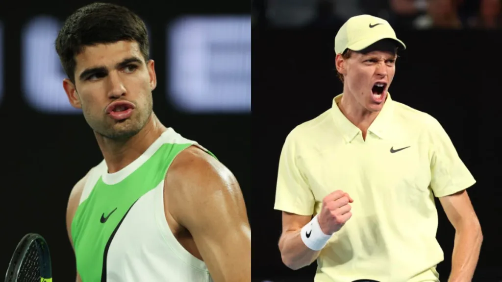 Tabellone Australian Open Alcaraz-Sinner