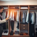 organizzare guardaroba uomo