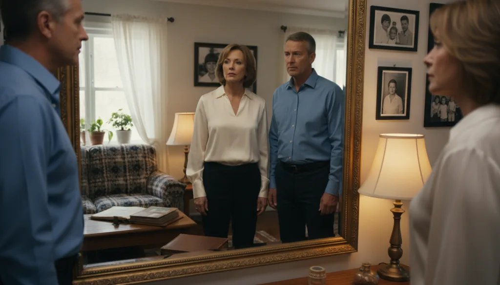 partner specchio invecchiamento coppia