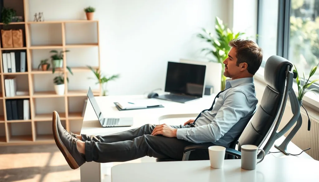 posizione corretta corpo scrivania