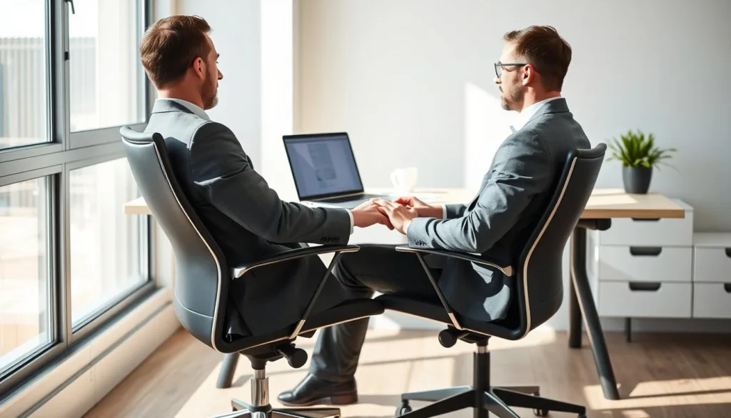 postura corretta alla scrivania