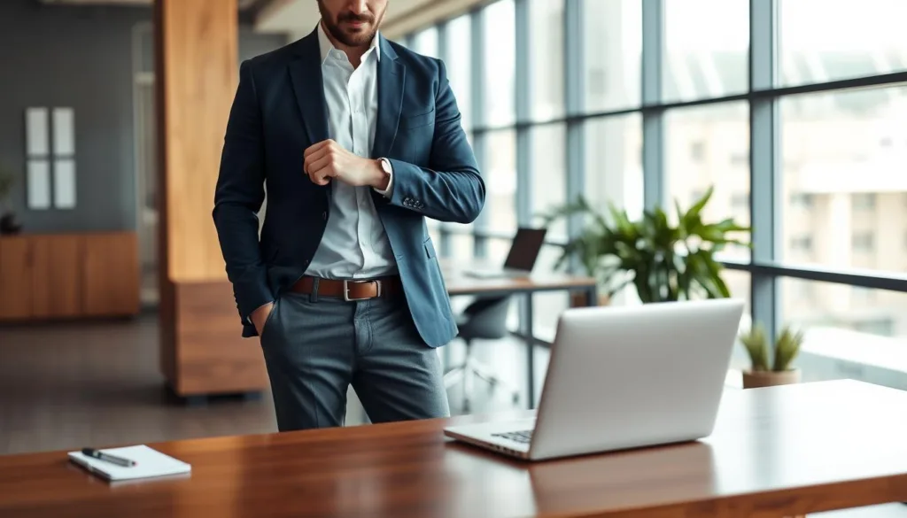 vestirsi lavoro uomo