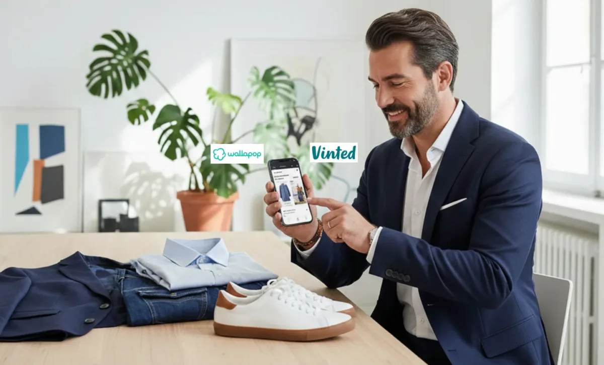 wallapop vinted abbigliamento uomo second hand