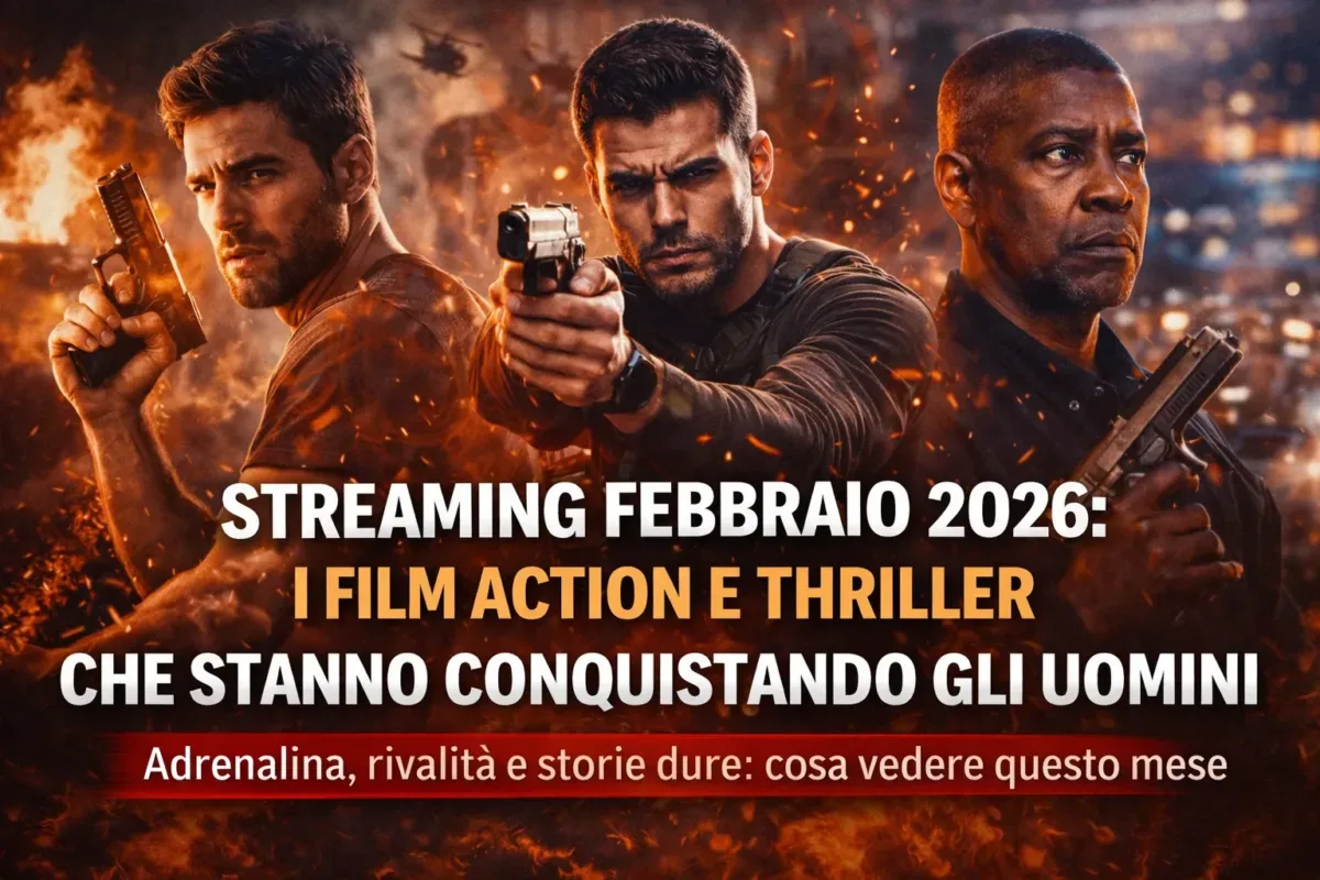 Streaming Febbraio 2026, Ecco i Film Action e Thriller che Stanno Già Conquistando Noi Uomini