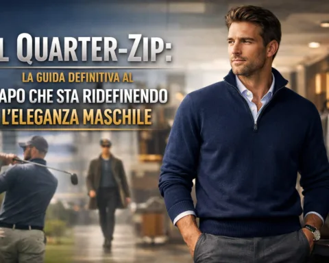 C'è stato un tempo in cui il quarter-zip era confinato ai campi da golf e alle domeniche in famiglia; oggi, dopo aver conquistato le passerelle di Chanel e i feed social della Gen Z, questo capo sta vivendo una seconda giovinezza che merita la nostra attenzione.
