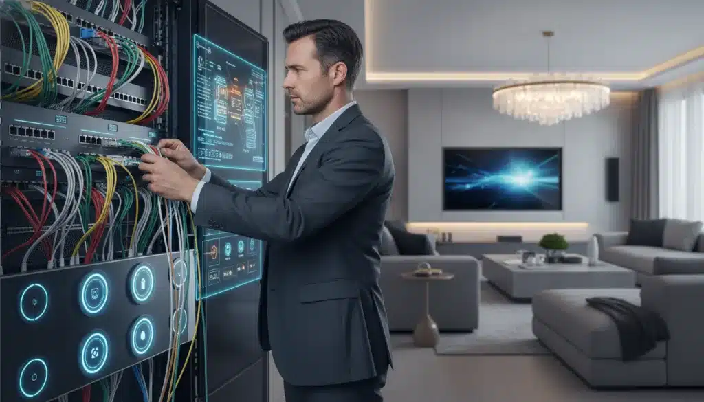 Infrastruttura di rete e cablaggio per domotica