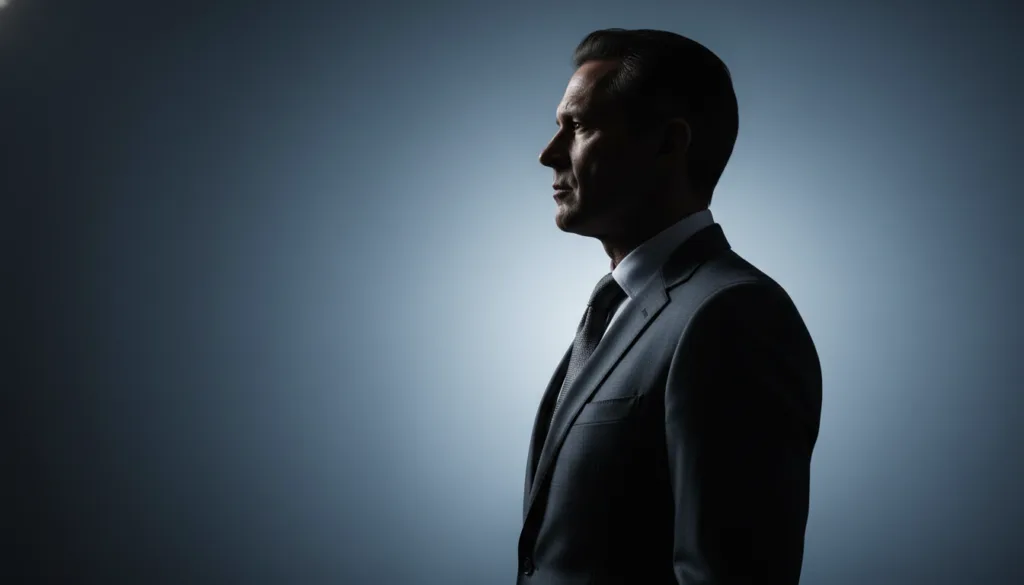 analisi figura e viso silhouette uomo