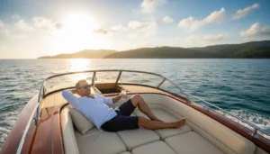 immergrüne offene Boote