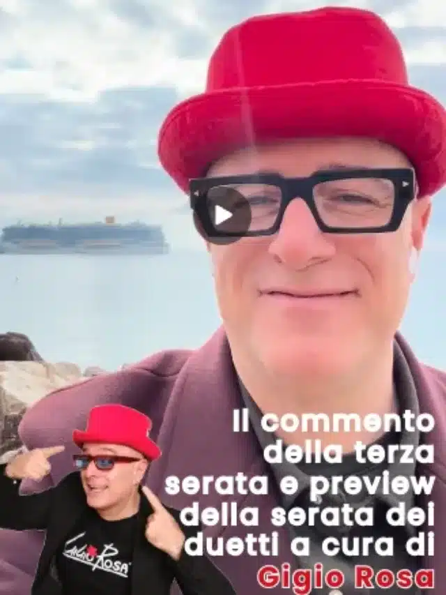 Sanremo 2026, Gigio Rosa per MondoUomo.it | il commento della terza serata e preview della quarta