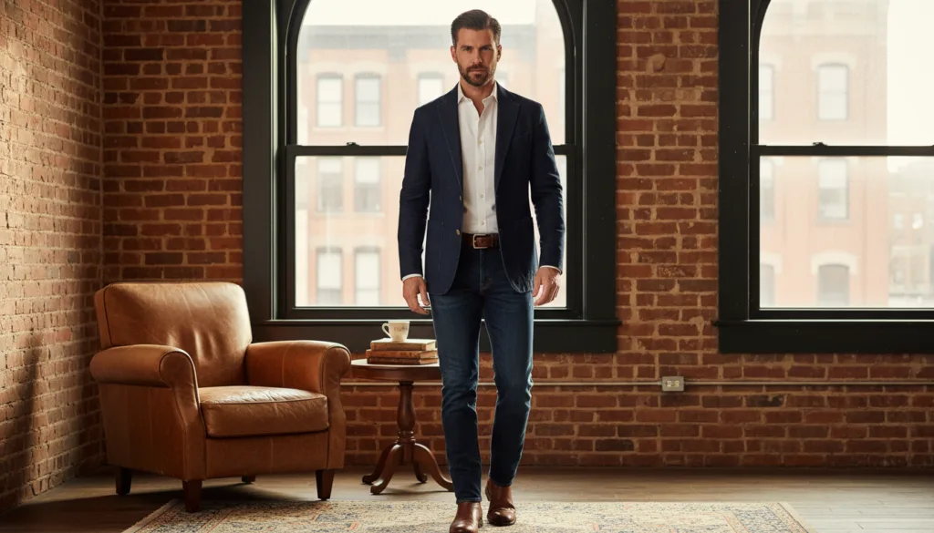 denim on denim classicismo uomo