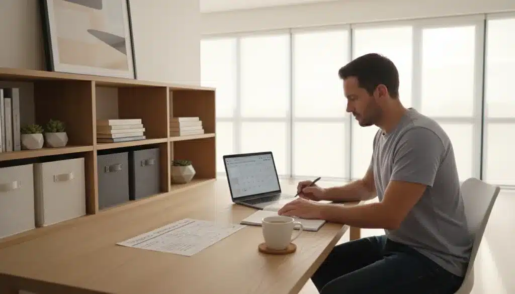 piano d'azione organizzazione casa