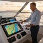 tecnologia bordo barca