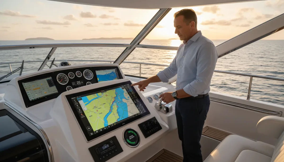 tecnologia bordo barca