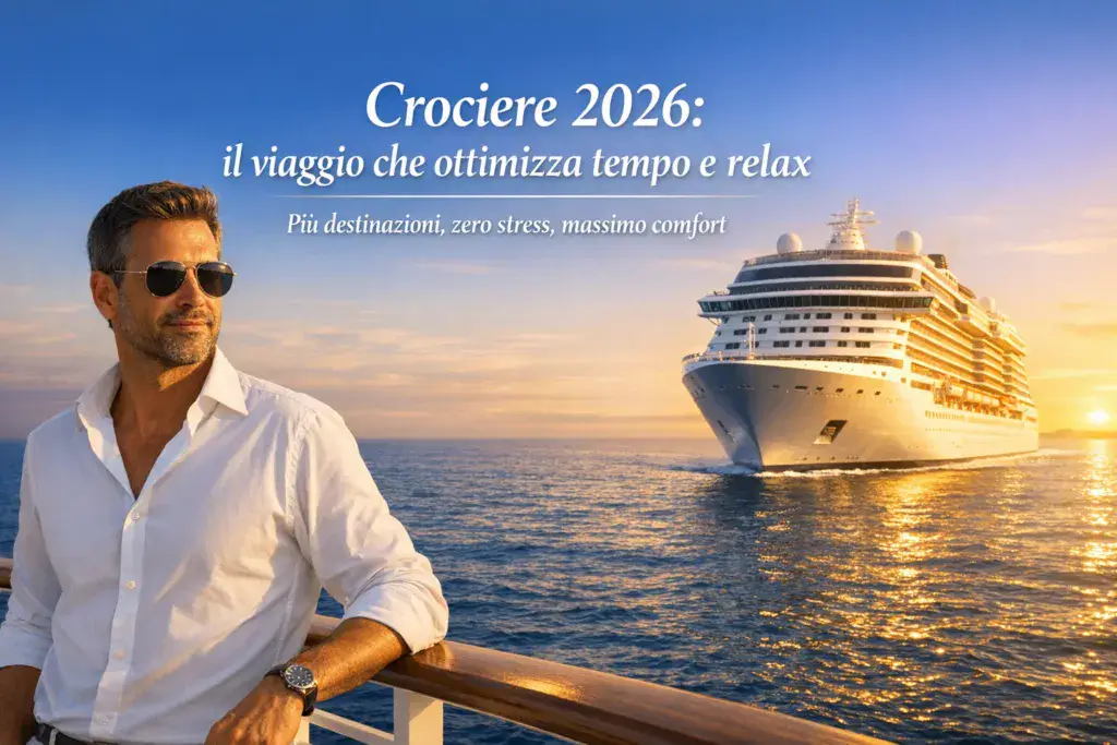 Negli ultimi anni, la crociera ha cambiato volto. Oggi rappresenta una scelta concreta per uomini che cercano relax, esperienze e organizzazione senza imprevisti.