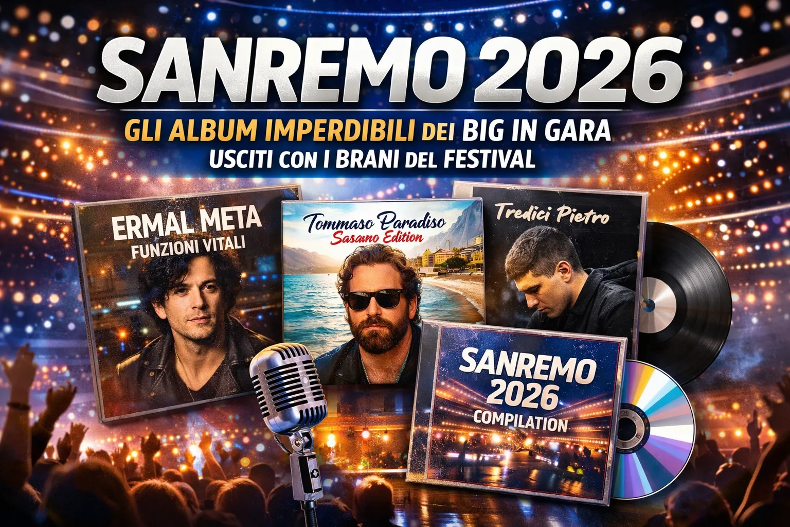Sanremo 2026, chiuso con un trionfo di emozioni tra il 24 e il 28 febbraio e con la vittoria di Sal Da Vinci, ha portato in dote non solo hit da cantare a squarciagola ma anche album freschi che i cantanti in gara hanno lanciato in piena coincidenza con i loro singoli sanremesi.