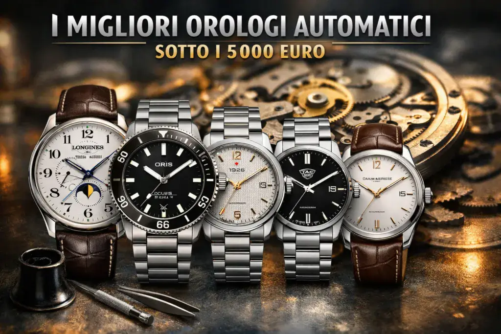 Perché gli orologi automatici sotto i 5000 euro attirano sempre più appassionati.