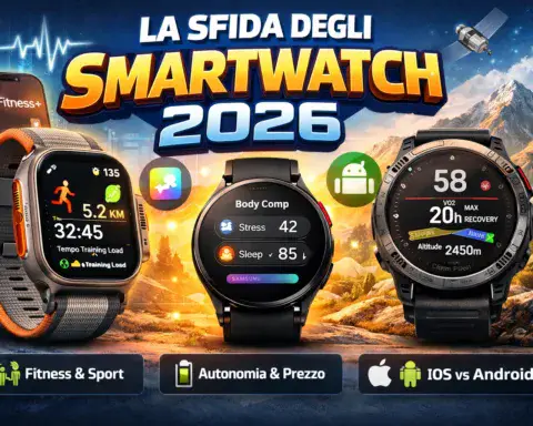 Smartwatch 2026: quale comprare tra Apple Watch, Galaxy Watch e Garmin.