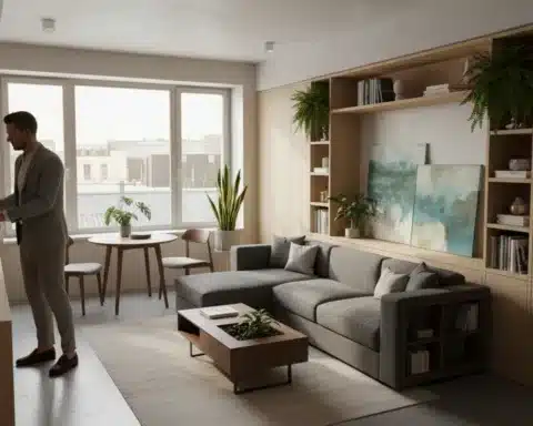 arredamento casa piccola uomo