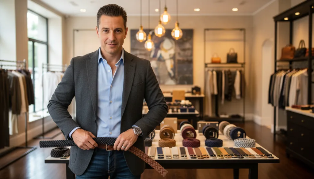 cinture reversibili intrecciate