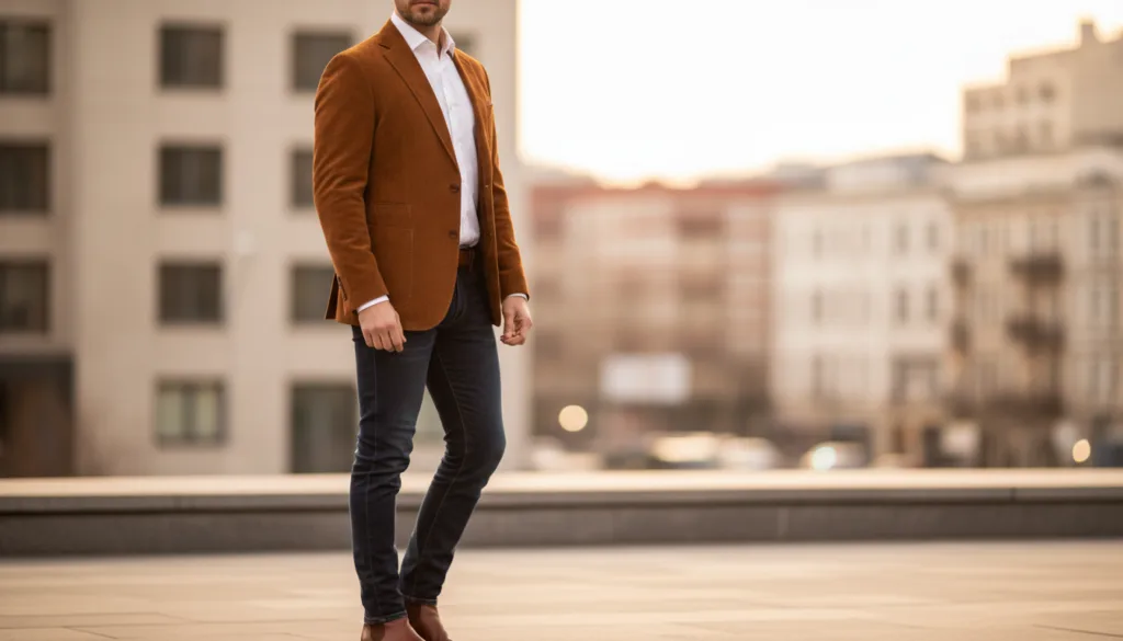 giacca scamosciata uomo