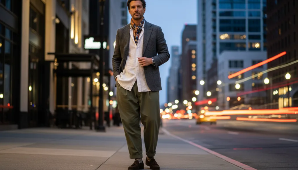 look spezzato uomo giacca pantaloni