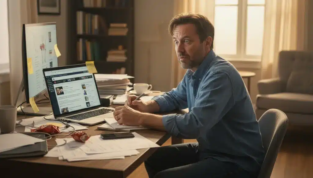 mente maschile distrazione cronica