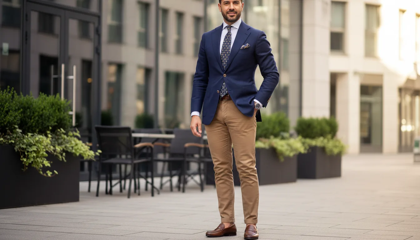 outfit collegiale uomo